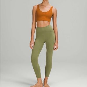 Lululemon green instill leggings size 8